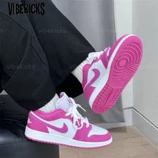 Air Jordan 1 Low GS 'Fire ' FV8486-600 New 2
