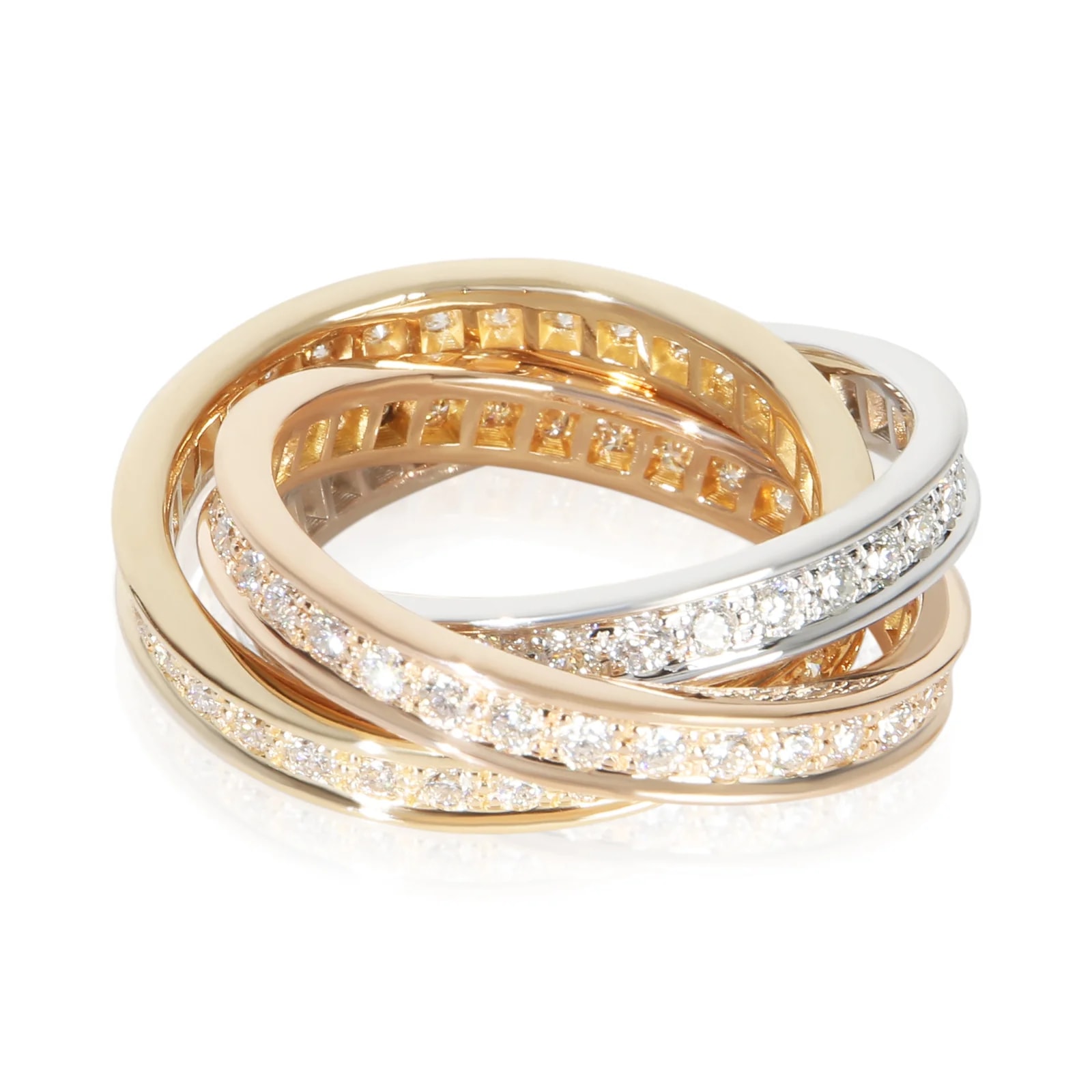 Cartier — Cartier 3-Tone Trinity 18k — Jewelry — resale