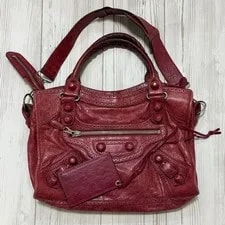 Balenciaga Giant City 2way 204529 Auth Good 2