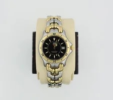 Tag Heuer WG1225.BB0438 Midsize SEL Quartz Black Gold Silver 2