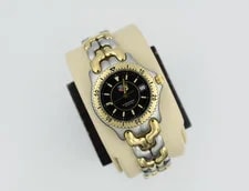Tag Heuer WG1225.BB0438 Midsize SEL Quartz Black Gold Silver 4