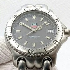 Tag Heuer Professional WG1213-K0 Quartz SS Analog 200M From Japan 2