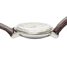 Omega de Ville Seamaster Automatic Stainless Steel Leather Silver 4