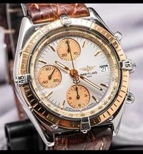Breitling — Breitling C13047 Chronograph Yellow Gold and Stainless Steel — Watch — resale