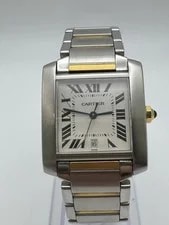 Cartier Tank Française Large 28mm X 32mm 18K Two Tone W51005Q4 3