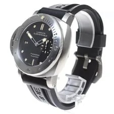 Panerai Luminor Submersible 1950 PAM00569 47mm Titanium Black Dial Rubber #C034 2