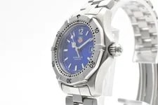 ▶️Tag Heuer Professional 2000 WK1316-0 Quartz Blue Dial Date ’s Swiss 4