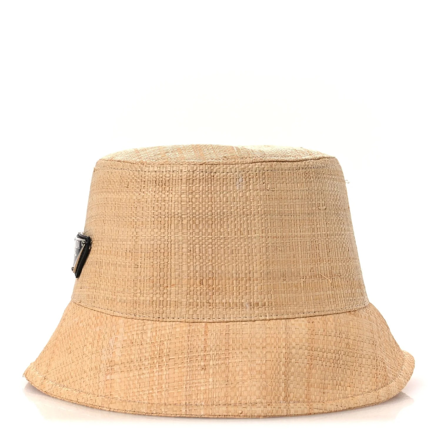 Triangle Logo Embroidered Bucket Hat L Naturale 4