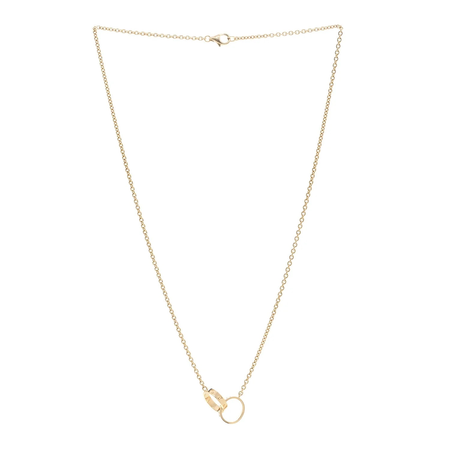 18K Yellow Gold Interlocking Love 3