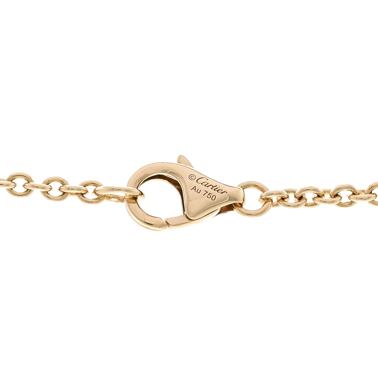 18K Yellow Gold Interlocking Love 4