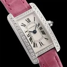 Cartier Tank American Mini Diamond Bezel WB710015 TO244737 2