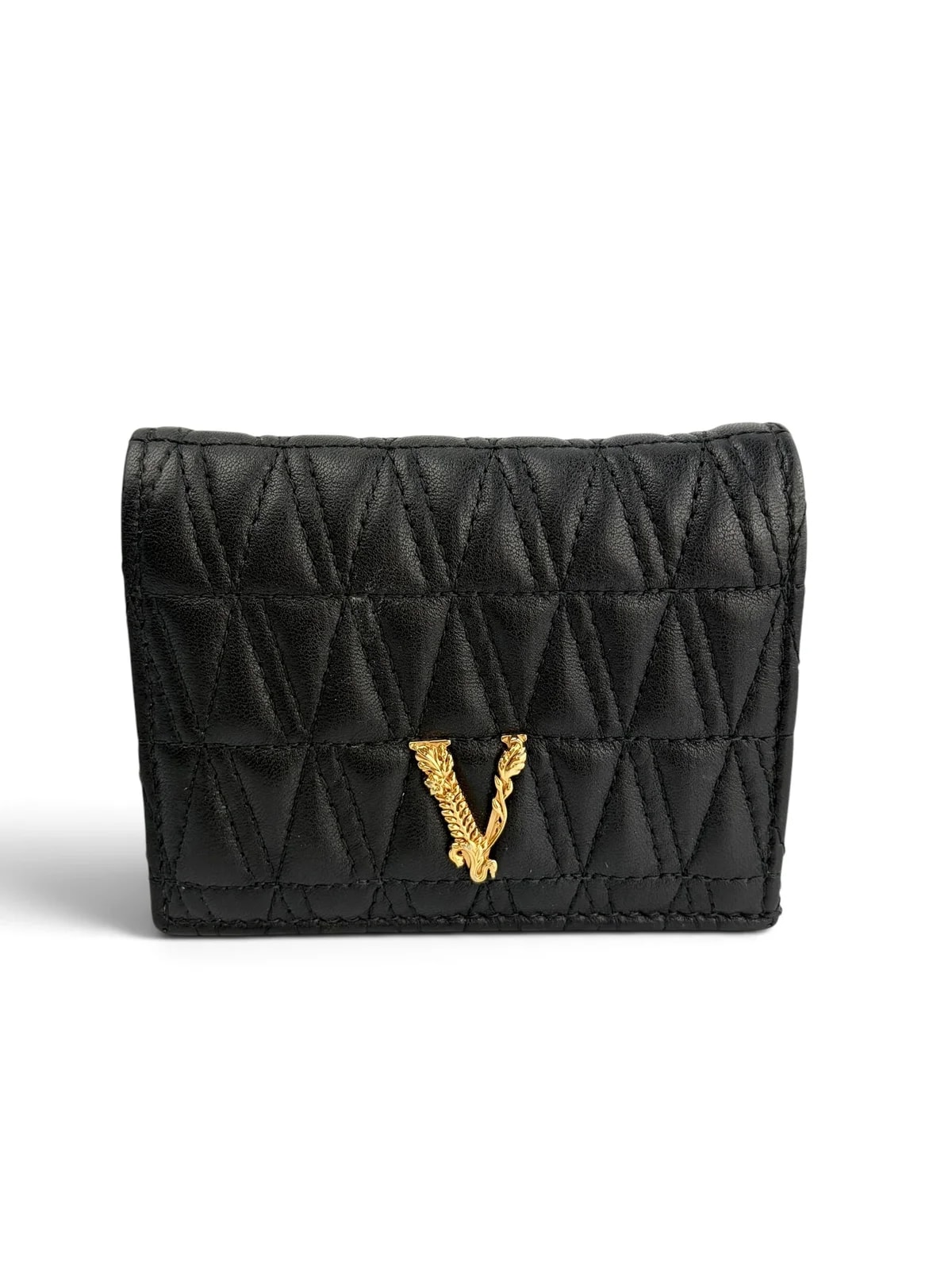 Versace — Versace Compact Snap Wallet — Accessory — resale