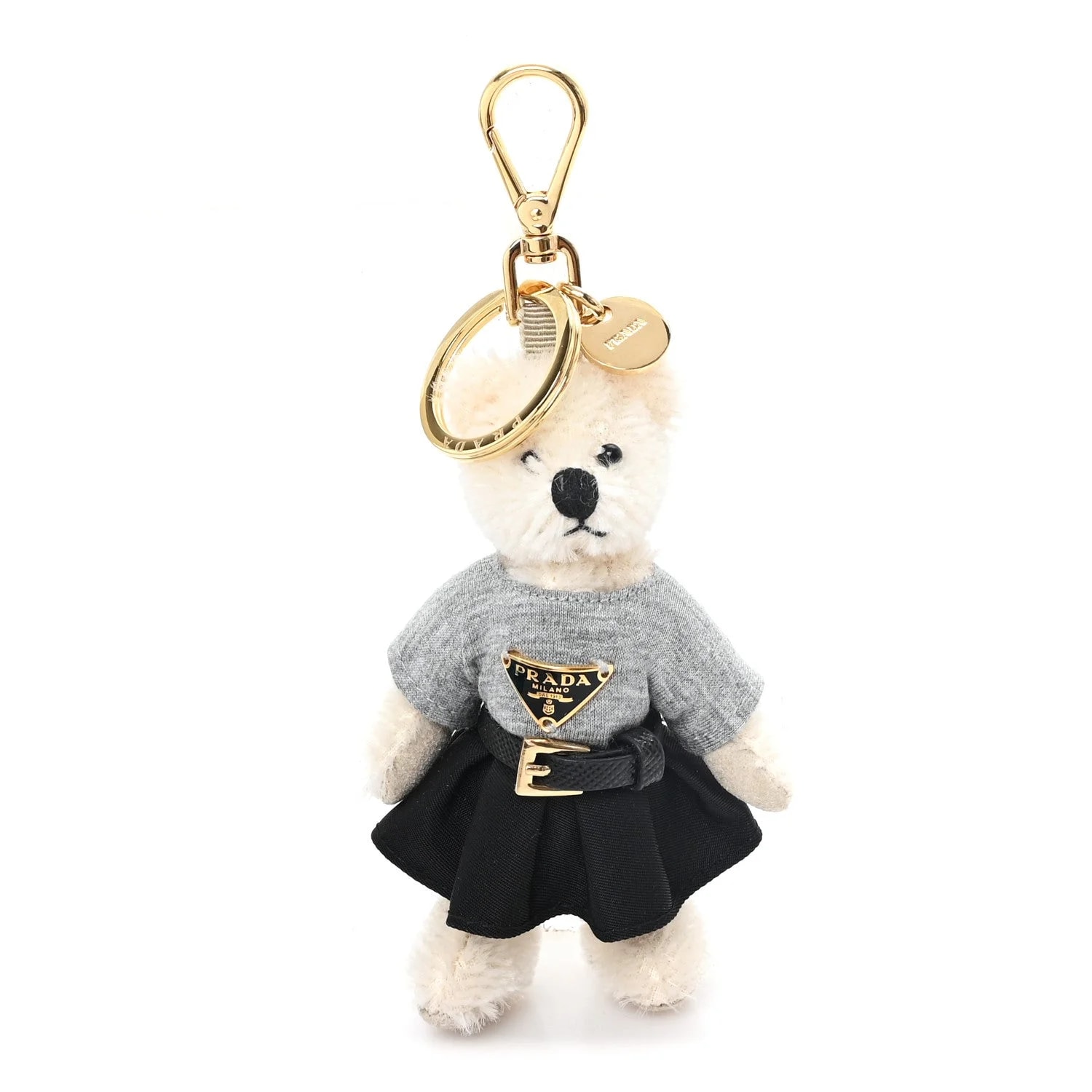 Prada — Teddy Bear Keychain Charm — Accessory — resale