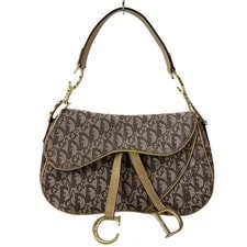 Dior — DIOR/ChristianDior Double Saddle Dark — Handbag — resale