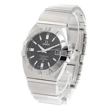 Omega Constellation Double Eagle 1501.51 35mm SS Black #C6780 2