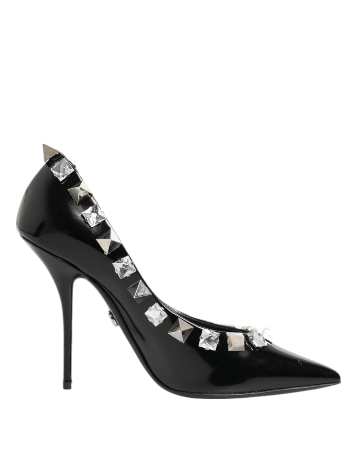 Dolce & Gabbana — Dolce & Gabbana Crystals Studs Stiletto — Designer Shoe — resale