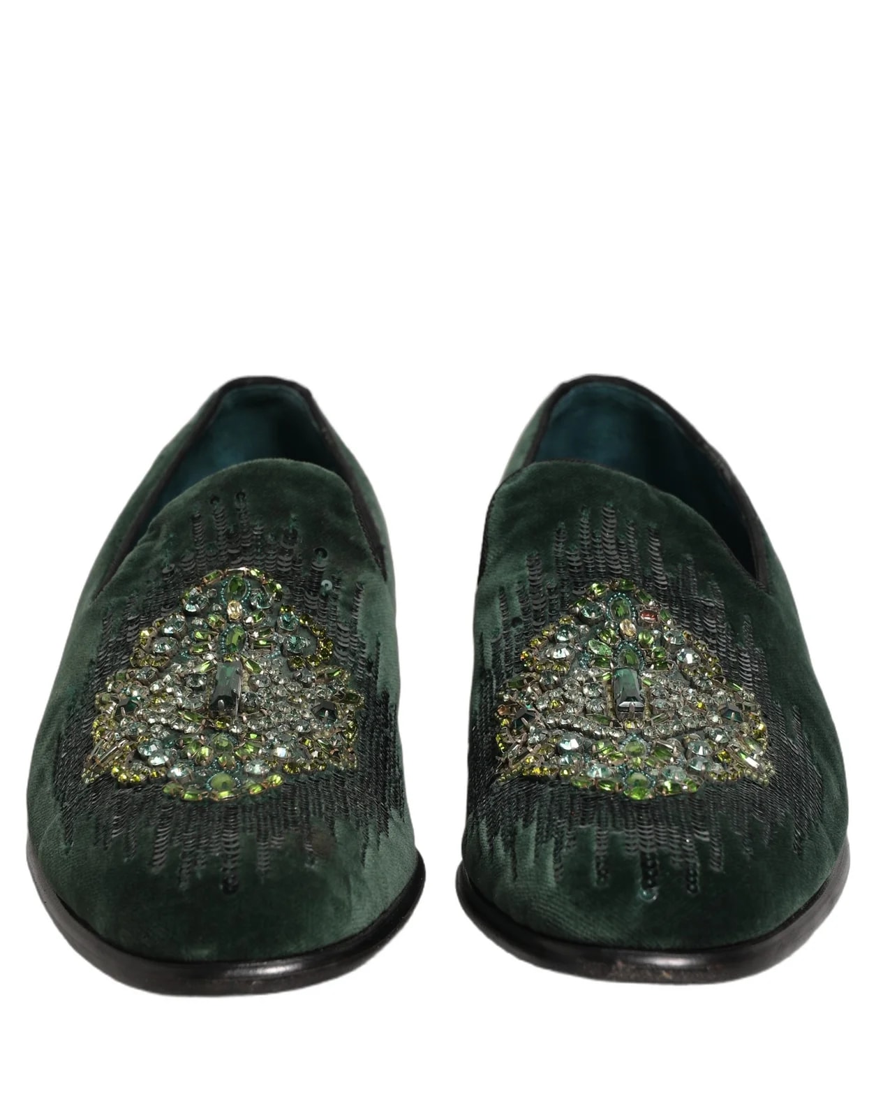 Dolce & Gabbana — Dolce & Gabbana Embellished Dress Loafers Shoes — Designer Shoe — resale