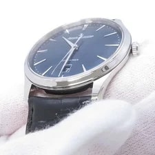 Jaeger-LeCoultre Ultra Slim Date Q1238480 Stainless Steel / Leather #TZW820 4