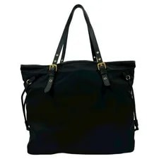 Double Extreme Prada Logo Metal Fittings Genuine T 3