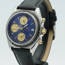 Breitling Chronomat B13050.1 Hommes Montre Acier Beau BR794 Bleu Sans Lunette 4