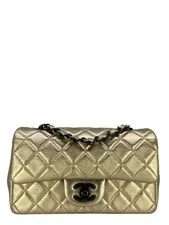 Chanel — Chanel Metallic Rectangular Classic Flap — Handbag — resale