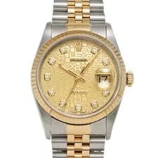 Rolex — Rolex Datejust 36 16233G 36mm Stainless Steel Champagne #WW1653 — Watch — resale