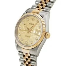 Rolex Datejust 36 16233G 36mm Stainless Steel Champagne #WW1653 2