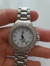 TAG Heuer Formula 1 White Diamond Bezel - WAC1215.BA0852 2