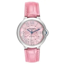 Cartier Ballon Bleu 36 Steel Pink Dial WSBB0007 2