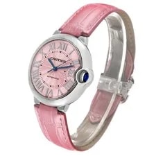 Cartier Ballon Bleu 36 Steel Pink Dial WSBB0007 4