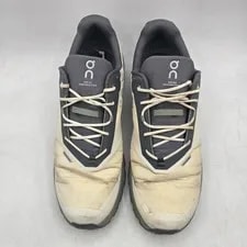 On Cloudventure Mens US 13 Lace Up White Waterproof Trail Running Shoes Ice Kelp 4