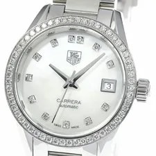 Tag Heuer — TAG Heuer WAR2415 Carrera Lady Caliber 9 Diamond Bezel Automatic S Excelle — Watch — resale