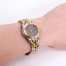 Working TAG Heuer Date Gold Combi Gray 3425 3