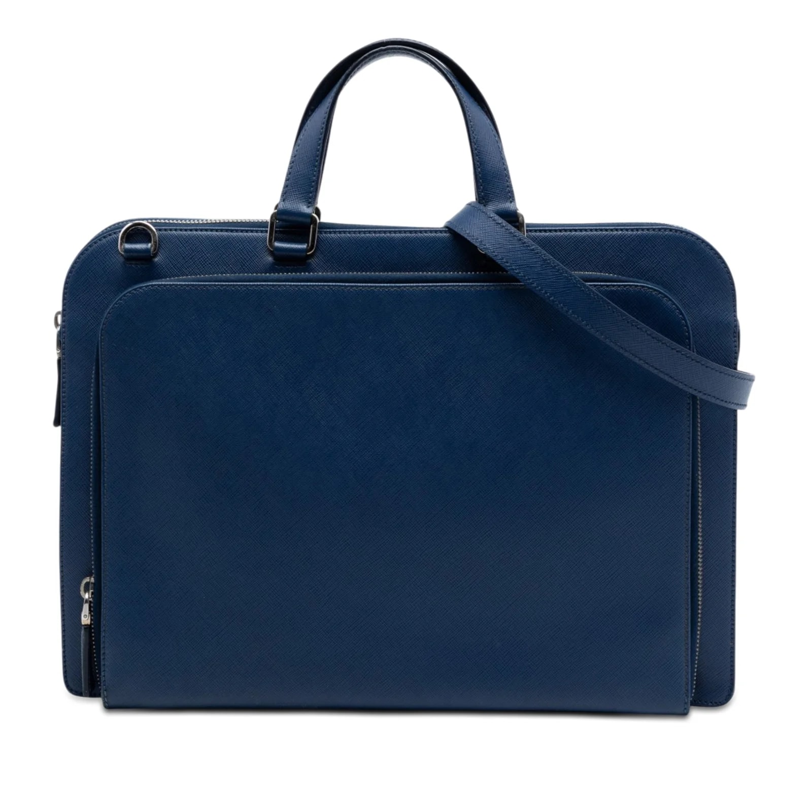 Prada — Prada Travel Front Zip Pocket Briefcase — Handbag — resale