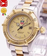 Tag Heuer — 🎦New Battery! [Exc+5] TAG Heuer 964.008 F Gold Dial 28mm Qz Japan — Watch — resale