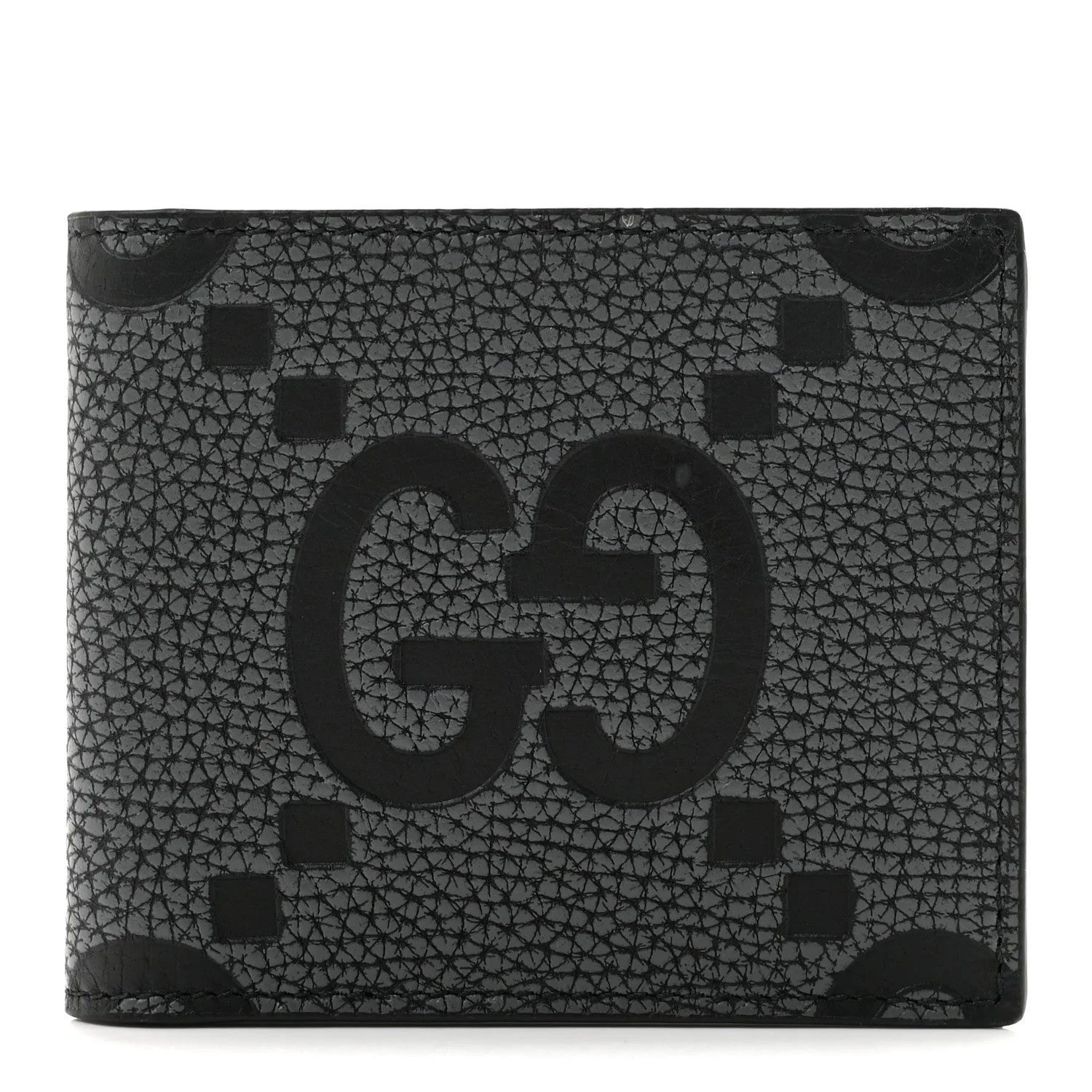 Gucci — Piuma Jumbo GG Embossed Wallet Dark — Accessory — resale