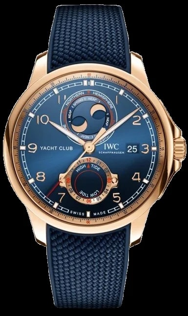 Worldofluxuryus — IWC Portuguese Yacht Club Moon & Tide 18k Rose Gold ’s — Watch — resale