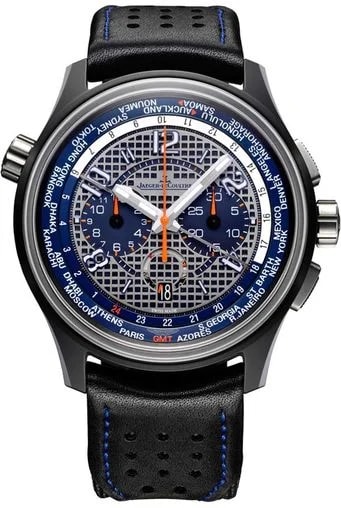 Worldofluxuryus — Jaeger-LeCoultre Amvox 5 World Chronograph Stainless Steel & Rubber — Watch — resale