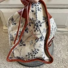 Balenciaga City & / Floral Cloth Fabric w/COA 4