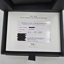 2020 Papers IWC Pilot's Spitfire Bronze Automatic IW326802 39mm BOX 3