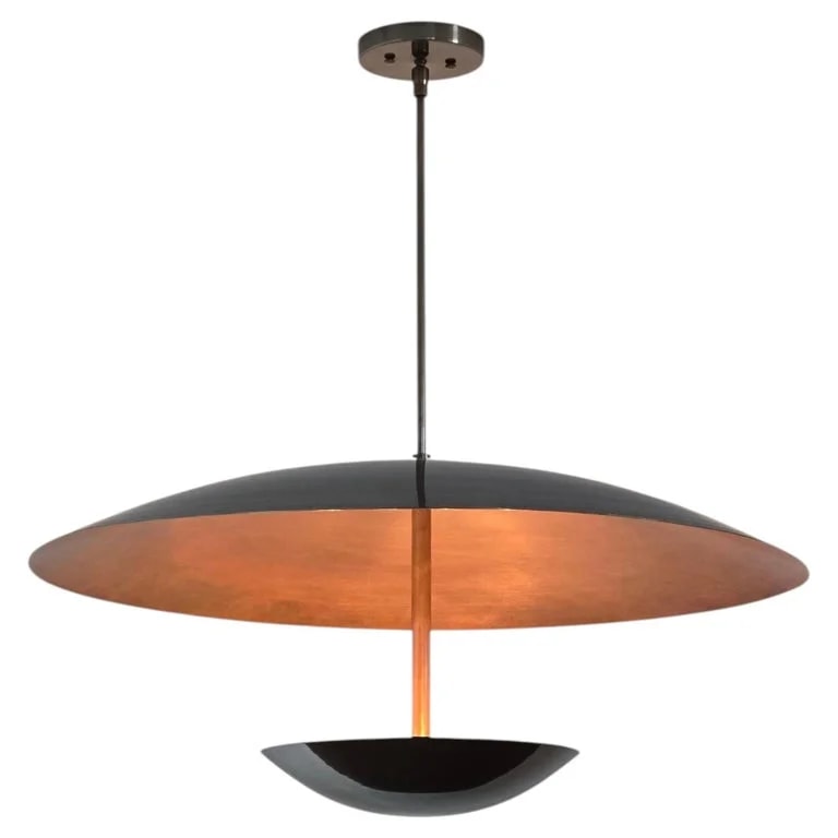 MCM — Huge Contemporary MCM Style Antique Pendant Uplighter With 4 Or 5 Lights — Furniture — resale
