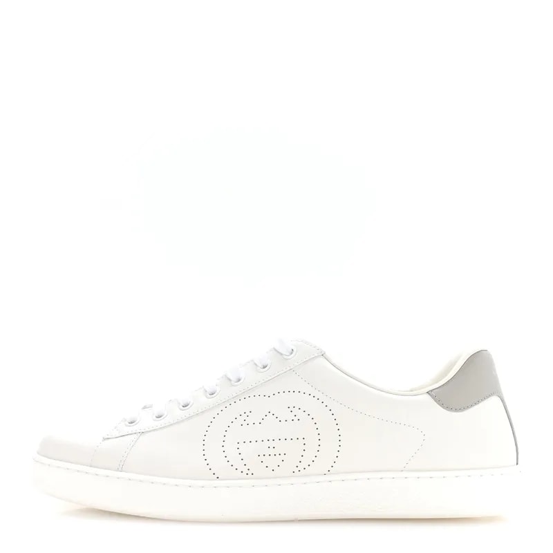 Gucci — Interlocking G Perforated Ace Sneakers 9 — Sneaker — resale