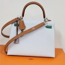 Hermès Kelly 25 Sellier Brume Palladium U Stamp 2022 3