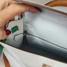 Hermès Kelly 25 Sellier Brume Palladium U Stamp 2022 4