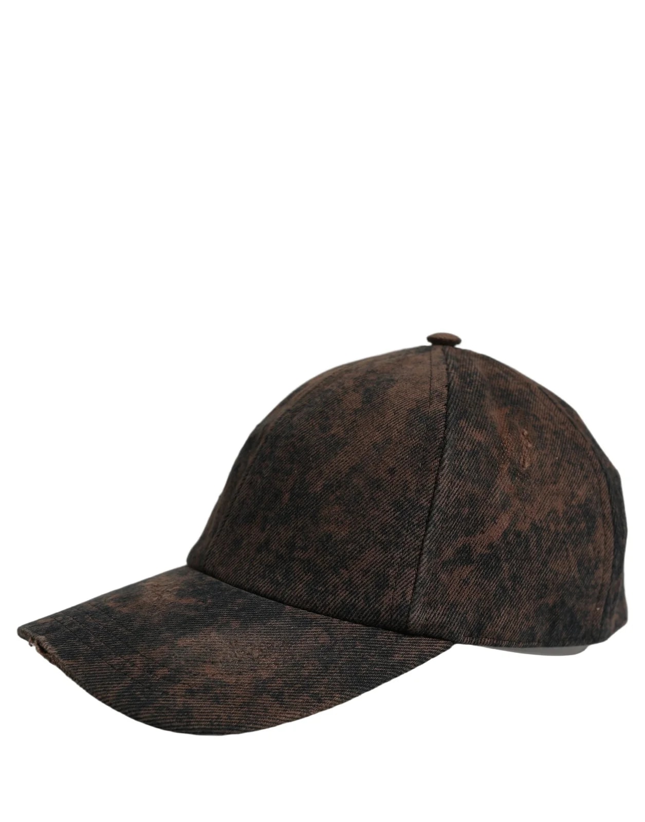 Dolce & Gabbana — Dolce & Gabbana Cotton Distressed Baseball Cap Hat — Accessory — resale