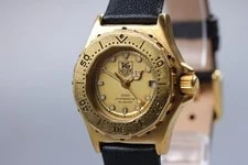 Tag Heuer — [Exc+++++] TAG Heuer 3000 934.408 Professional 200m Gold Dial Qz — Watch — resale
