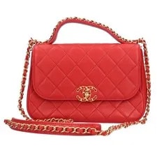 Chanel — Chanel Top Handle Flap Matelasse — Handbag — resale