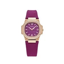 Patek Philippe — Patek Philippe Nautilus 7010R-012 '' Quartz Rose Gold Diamond Bezel — Watch — resale