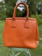 Prada Lux Parabole Papaya With COA 3