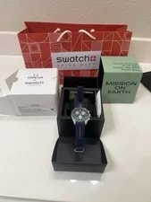 Swatch X Omega — Swatch X Omega Moonswatch Mission on Earth Light Green - Great Condition — Watch — resale